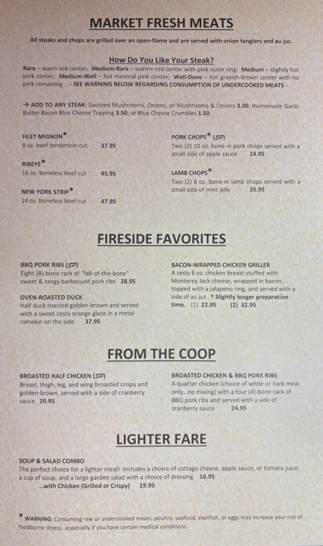 Menu Summer 2026 2